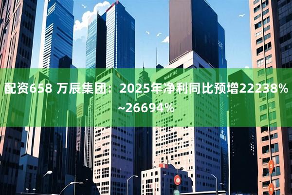 配资658 万辰集团：2025年净利同比预增22238%~26694%